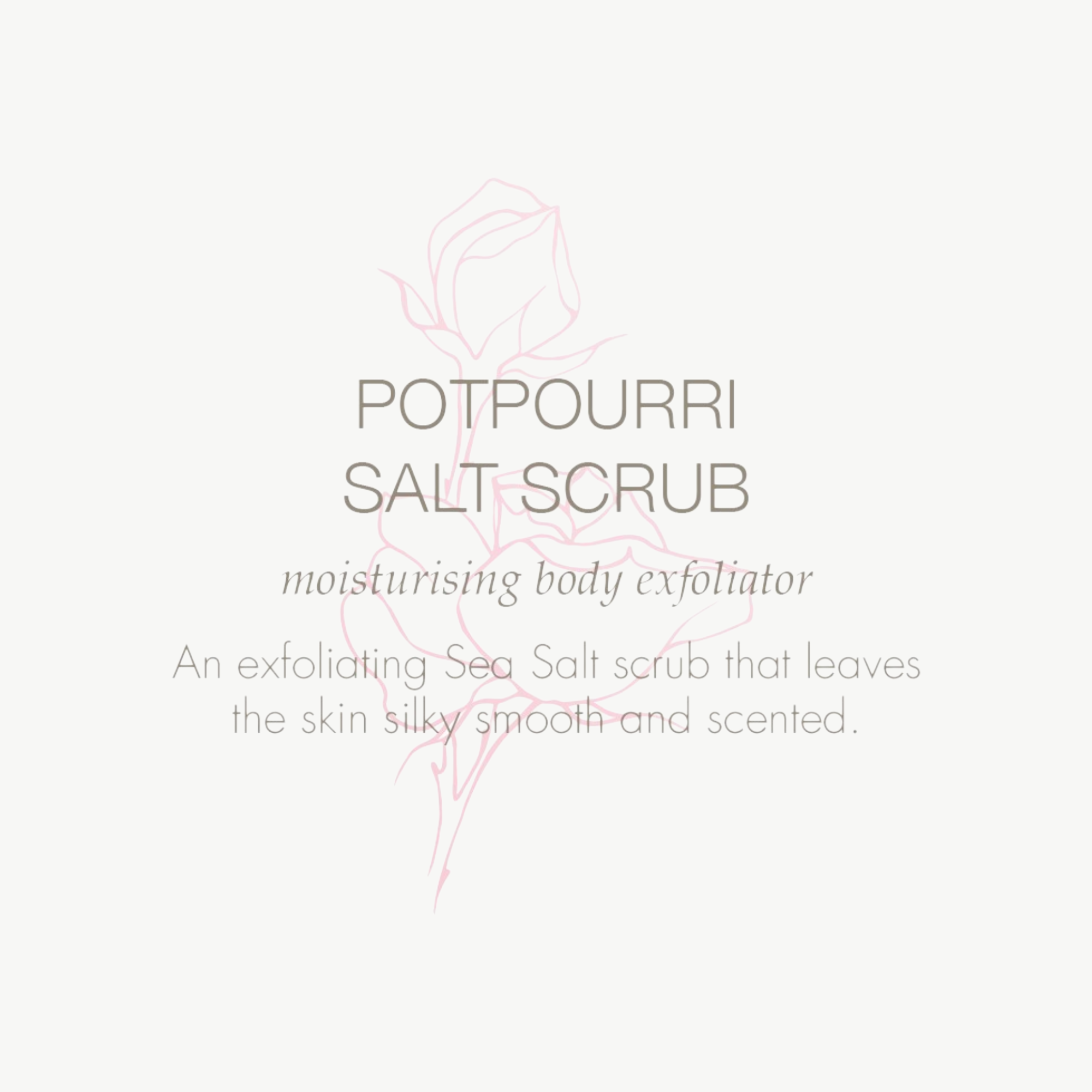 Potpourri Salt Scrub