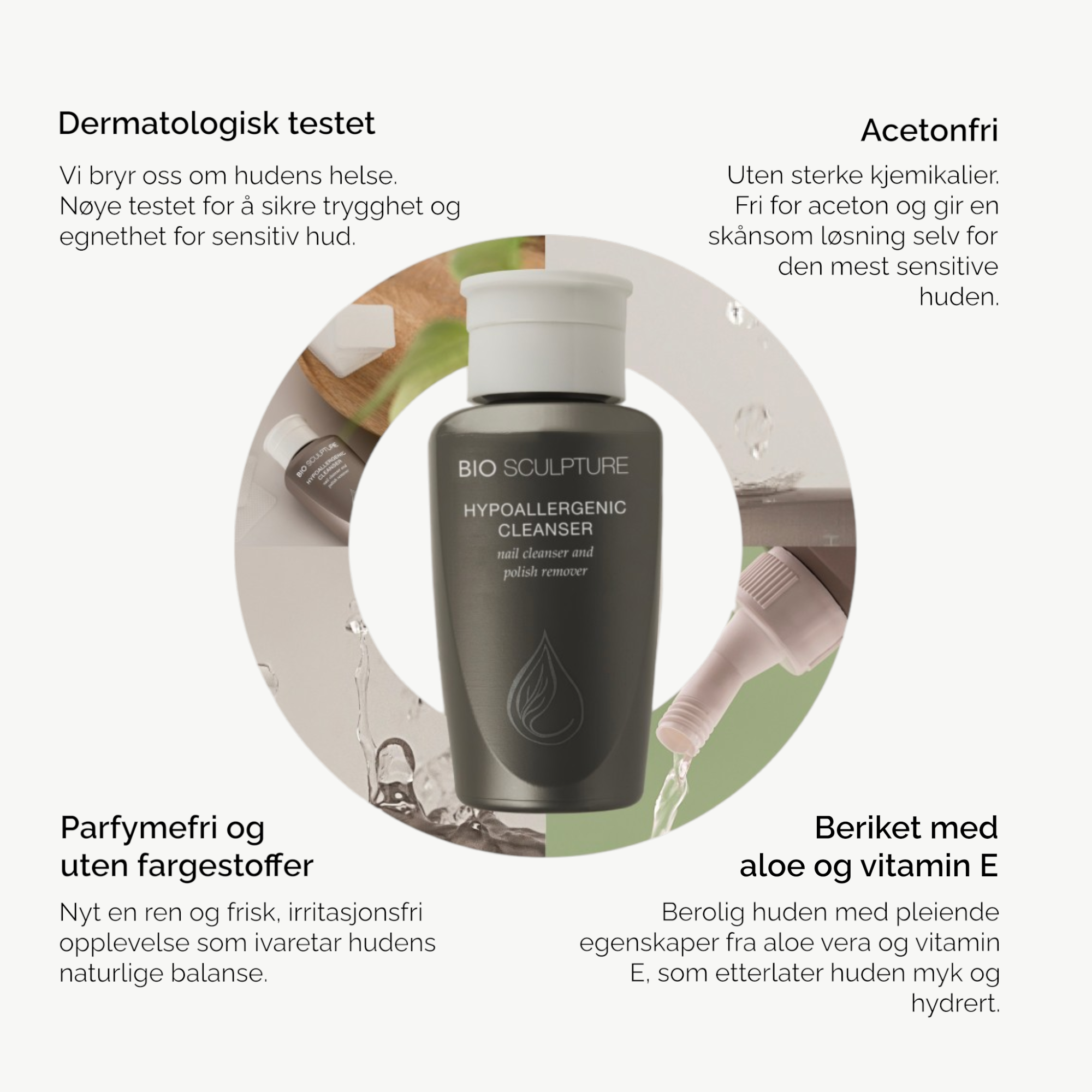 Hypoallergenic Neglelakkfjerner